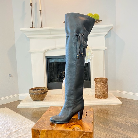 Sold Chloé Over The Knee Thigh High Leather Boots - Picture 4 of 7